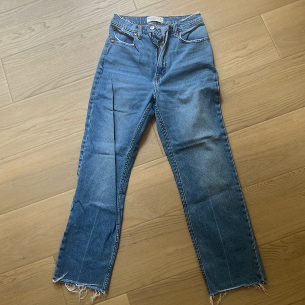 Abercrombie & Fitch Ankle Straight Ultra High Rise 26r